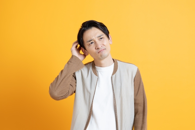 困る男性